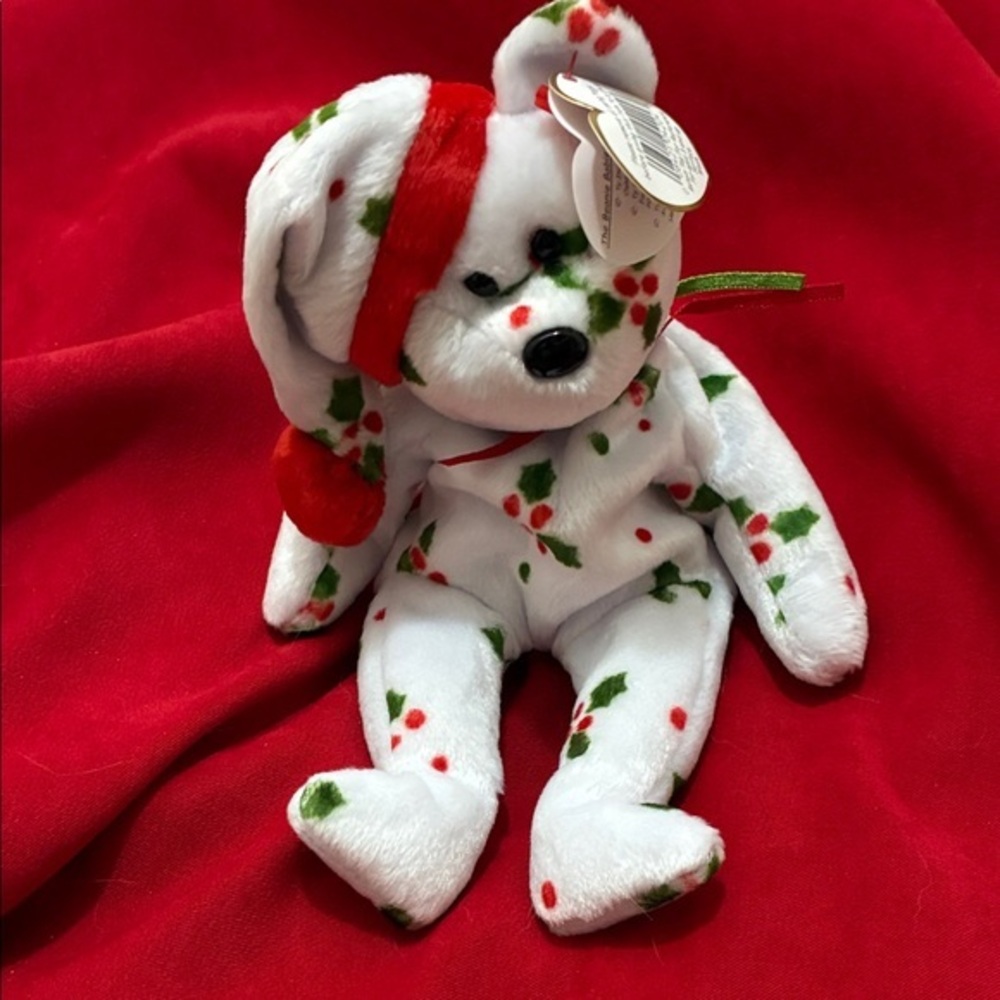 Ty The Beanie Babies Collection 1998 Holiday Teddy Pre Owned Great Condition